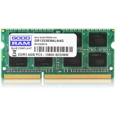 GoodRam GR1600S364L11S/4G Arbeitsspeicher (DDR3 SO-DIMM; 1 x 4 GB; 1600 MHz; CL11)