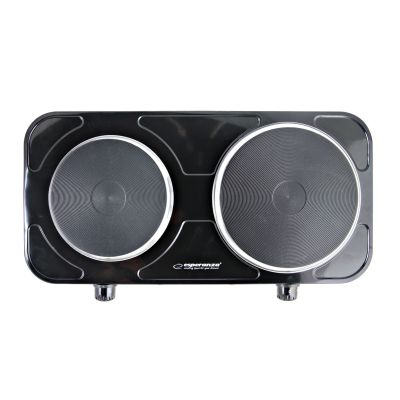10. ESPERANZA Elektroherd Yellowstone 1500W + 1000W Schwarz EKH014K