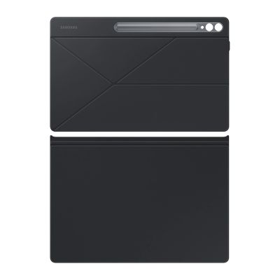 5. Klapphülle mit Ständer für Samsung Galaxy Tab S9 Ultra Smart Book Cover – weiß