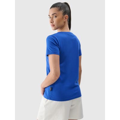 3. Damen T-Shirt mit normalem Aufdruck 4F 4FRSS24TTSHF2547-36S