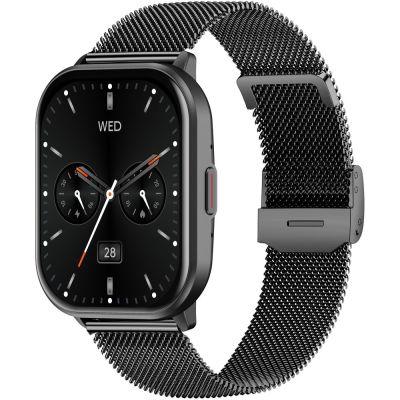 4. Smartwatch Gravity Schwarzes Armband + Armband GT43-5