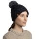 2. Buff Knitted Fleece Caryn Beanie 13674390110 Schwarz One Size