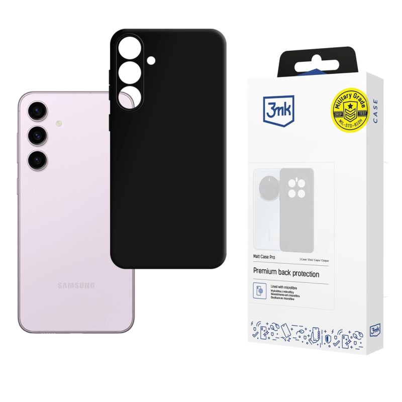 3mk Matt Case Pro für Samsung Galaxy S24 - Schwarz