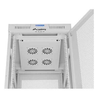 10. Lanberg FF01-6842-23SL 42HE Bodenmontage-Rack Grau