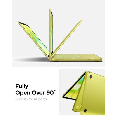 10. Spigen AirSkin Hülle für MacBook Neo 13" 2026 - Mattgelb