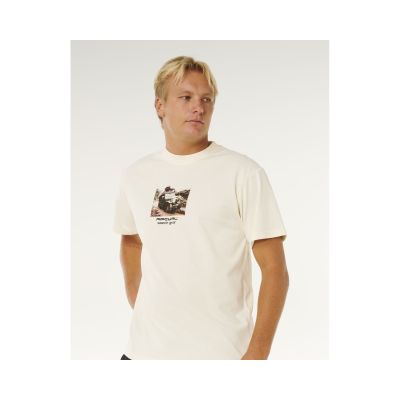 6. Herren RIP CURL Search Rig T-Shirt Weiß