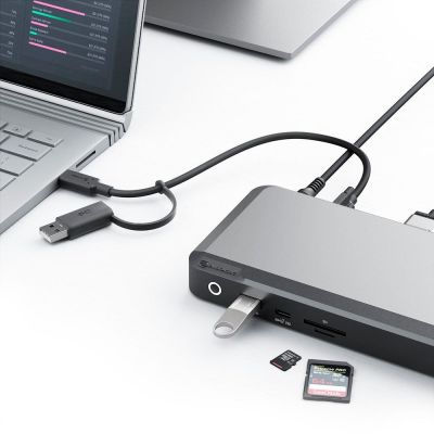 2. ALOGIC DX3 Kabelgebundener USB 3.2 Gen 1 (3.1 Gen 1) Typ-C Laptop, Schwarz, Grau