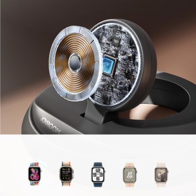 9. Joyroom JR-W12 faltbares induktives Ladegerät für Apple Watch – Schwarz