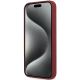 5. BMW Silikon Big Logo MagSafe Hülle für iPhone 15 Pro – rot