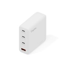 Digitus GaN II Wandladegerät 140 W | 3x USB-C, 1x USB-A | PD 3.0, QC 3.0 | Weiß