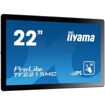 iiyama ProLite TF2215MC-B2 Monitor, 54,6 cm (21,5 Zoll), projiziert-kapazitiv, 10 TP, Full HD, schwarz