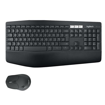 13. Logitech MK850 Performance Tastatur und Maus (universelle Funkfernbedienung + Bluetooth) – QWERTZ-Tastatur (Deutsch, Schwarz)