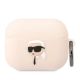 Karl Lagerfeld KLAPRUNIKP AirPods Pro Cover rosa/rosa Silikon Karl Head 3D