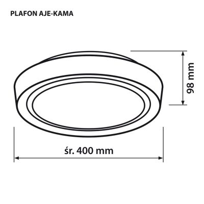 7. Activejet AJE-KAMA 24W LED-Deckenleuchte