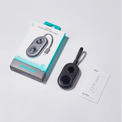 3. Powerbank mit kabellosem Laden Joyroom JR-W09 3W mit USB-C-Kabel für Apple Watch – Schwarz