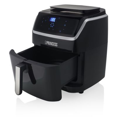 9. Princess 182080 Einzel-Heißluftfritteuse 6,5 l, freistehend, 1700 W, Schwarz