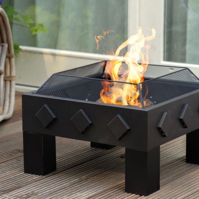 22. Heizbare Gartenfeuerschale Kvadrat FB.022