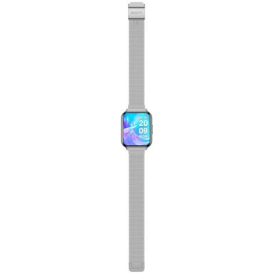 10. Smartwatch Gravity Silbernes Armband + Armband GT44-4