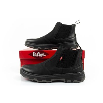 10. Lee Cooper Herrenschuhe Chelsea Boots, elegante Leder-Ankle-Boots