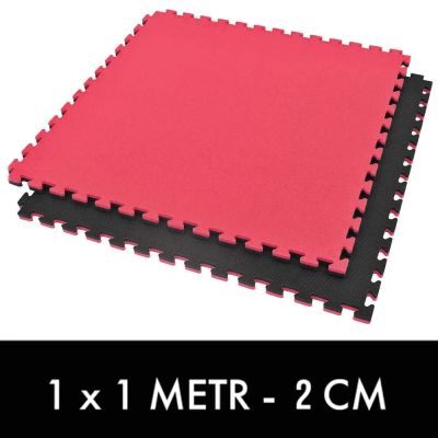 8. Gymnastikmatte mit Sicherheitszertifikat - Puzzle 1x1m - Tatami 2 cm