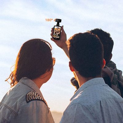 13. Ordro Pocket M5 3-Achsen-Gimbal-Kamera, 5K, für Vlogging und YouTube – Schwarz