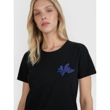 Damen T-Shirt mit normalem Aufdruck 4F 4FRSS25TTSHF2693-20S