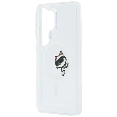 6. Karl Lagerfeld IML Peekaboo Choupette MagSafe Hülle für Samsung Galaxy S26 Ultra - transparent