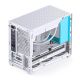 7. Jonsbo D32 PRO White PC-Gehäuse, Mini-Gehäuse, mATX, Tempered Glass – weiß
