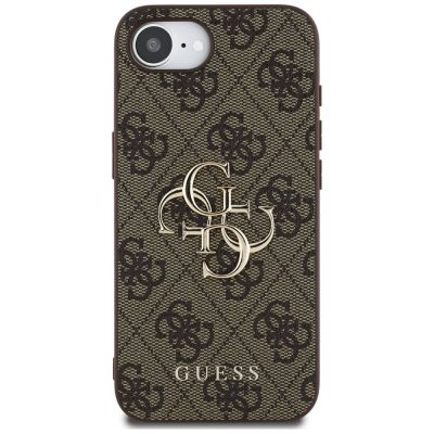 3. Guess 4G Big Logo Case für iPhone 16e - Braun