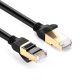 4. Ugreen Cable Ethernet-Patchkabel RJ45 Cat 7 STP LAN 10 Gbit/s 2 m schwarz (11269)