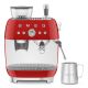 14. Smeg EGF03RDEU Kaffeemaschine, manuelle Espressomaschine, 2,4 l