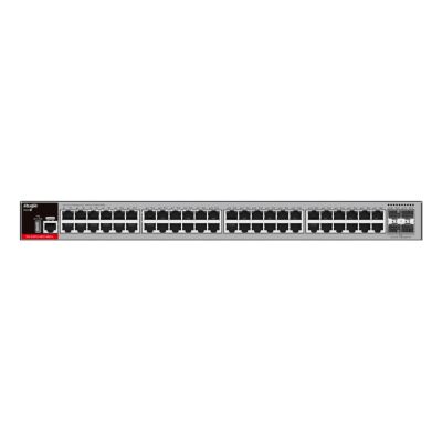 10. Ruijie L2+ Managed Switch | 48 x 1-Gbit-Ports + 4 x 2,5-Gbit-SFP-Ports | 2 Lüfter, 1 integriertes Netzteil | Rackmontage