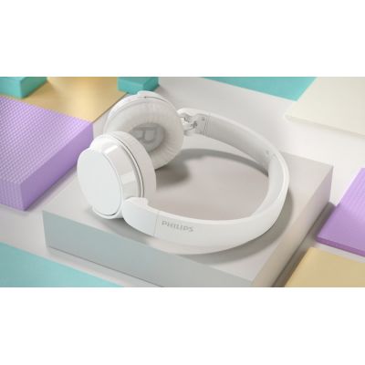 4. Philips 4000 Serie TAH4209WT/00 Kopfhörer/Headset Kabelloses Kopfbügel-Headset Anrufe/Musik Bluetooth Weiß