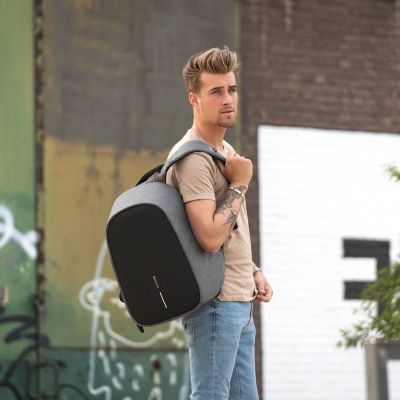 16. XD DESIGN ANTI-DIEBSTAHL-RUCKSACK BOBBY HERO REGULAR GRAU P/N: P705.292