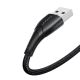 2. Joyroom Starry Series SA32-AC3 3A USB-A/USB-C-Kabel 1 m – schwarz