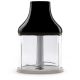 8. Smeg HBF03BLEU (101121) Stabmixer 700W Schwarz, Edelstahl