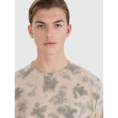 3. Herren-Sweatshirt ohne Reißverschluss und Kapuze 4F 4FRSS25TSWSM2180-83A