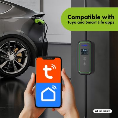 17. GreenBlue EV/PHEV-Ladegerät, tragbar, Typ 2, Kabellänge 680 cm, IP65, 11 kV, 220–380 V AC 50/60 Hz, 16 A, 3-phasig, GB1100
