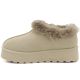 3. Beige Big Star Schneestiefel für Damen mit Fellbesatz an der Plateausohle UU274204