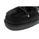15. D.Franklin Damen Winter Schneestiefel, modisches Fellfutter, Schwarz