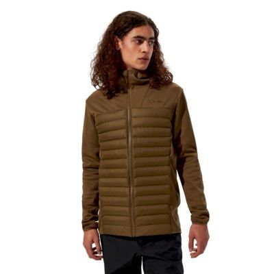 3. Berghaus Vaskye Hooded Hybrid Jacket, Größe L, Braun