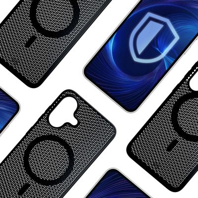 9. 3mk COOLing MagCase Hülle für Apple iPhone 16 Plus – Schwarz