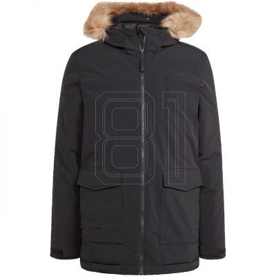 2. Adidas Parka Hooded Fur M IK0553 Jacke