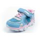 3. Leomil Kinder-Sportschuhe, Sneaker, Stitch Light mit Klettverschluss, blaue LED-Beleuchtung