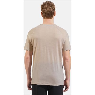 Herren-Kurzarmshirt ODLO Ascent PW 130 Run. Bike. Hike. T-Shirt Crew Neck s/s, grau