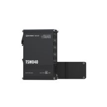 Teltonika NETWORKS TSW040 8-Port PoE+ Switch Unmanaged Fast Ethernet (10/100) PoE-Unterstützung Schwarz