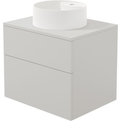 Waschtischunterschrank mit Granitwaschbecken – 360 mm