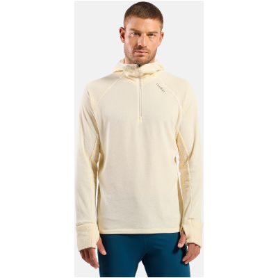 5. Herren-Kapuzenpullover Odlo X-ALP Midlayer Hoody, beige