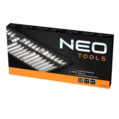 2. NEO TOOLS Schrauberbit-Set, 40-teilig
