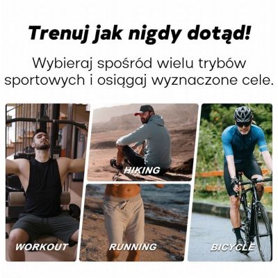 17. GRAVITY GPS GT24-2 Herren-Smartwatch, schwarzes Silikonarmband + weißes Silikonarmband